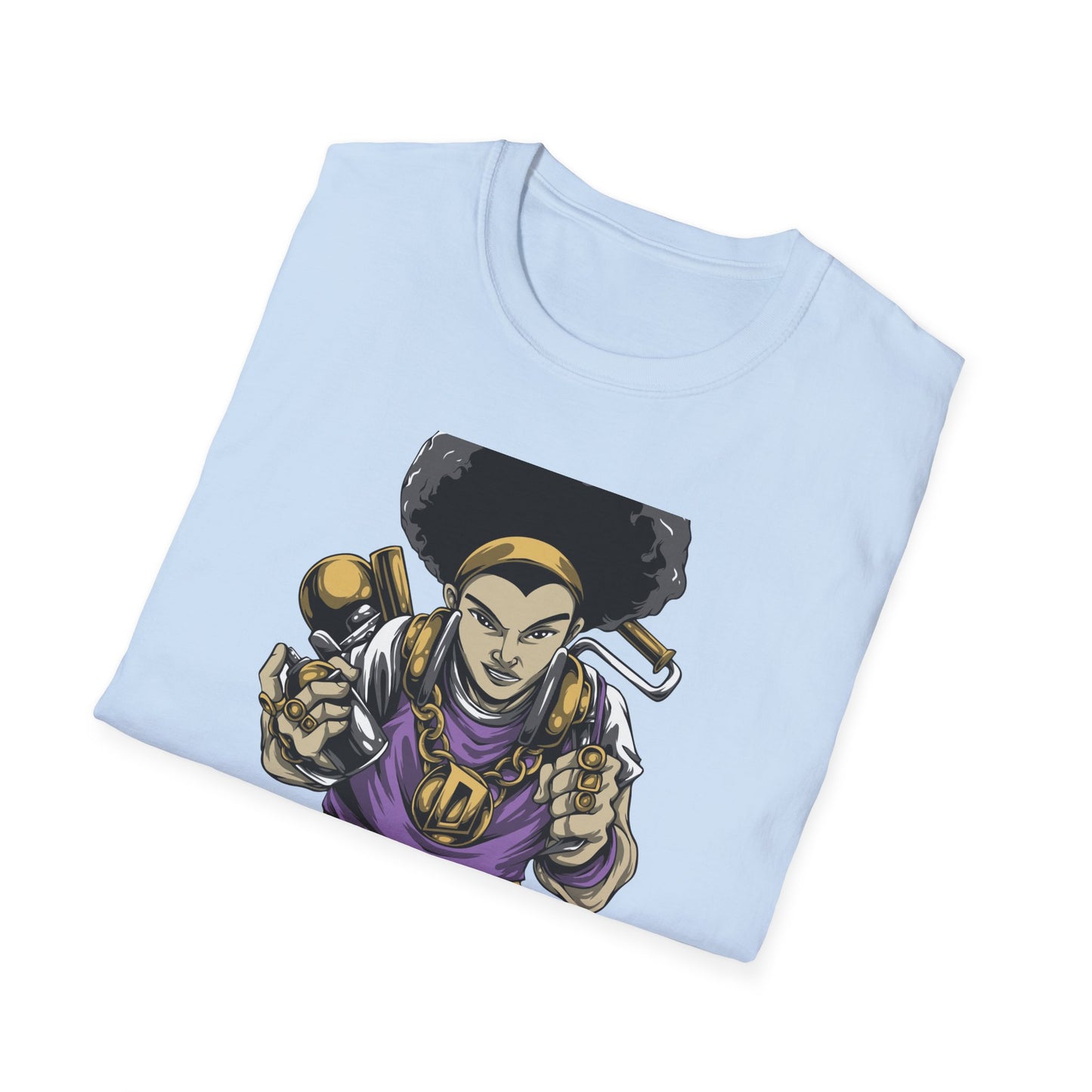 Dynamic Hip Hop DJ T-Shirt - Epic Urban Graffiti Artist Streetwear Graphic Tee | Music Culture