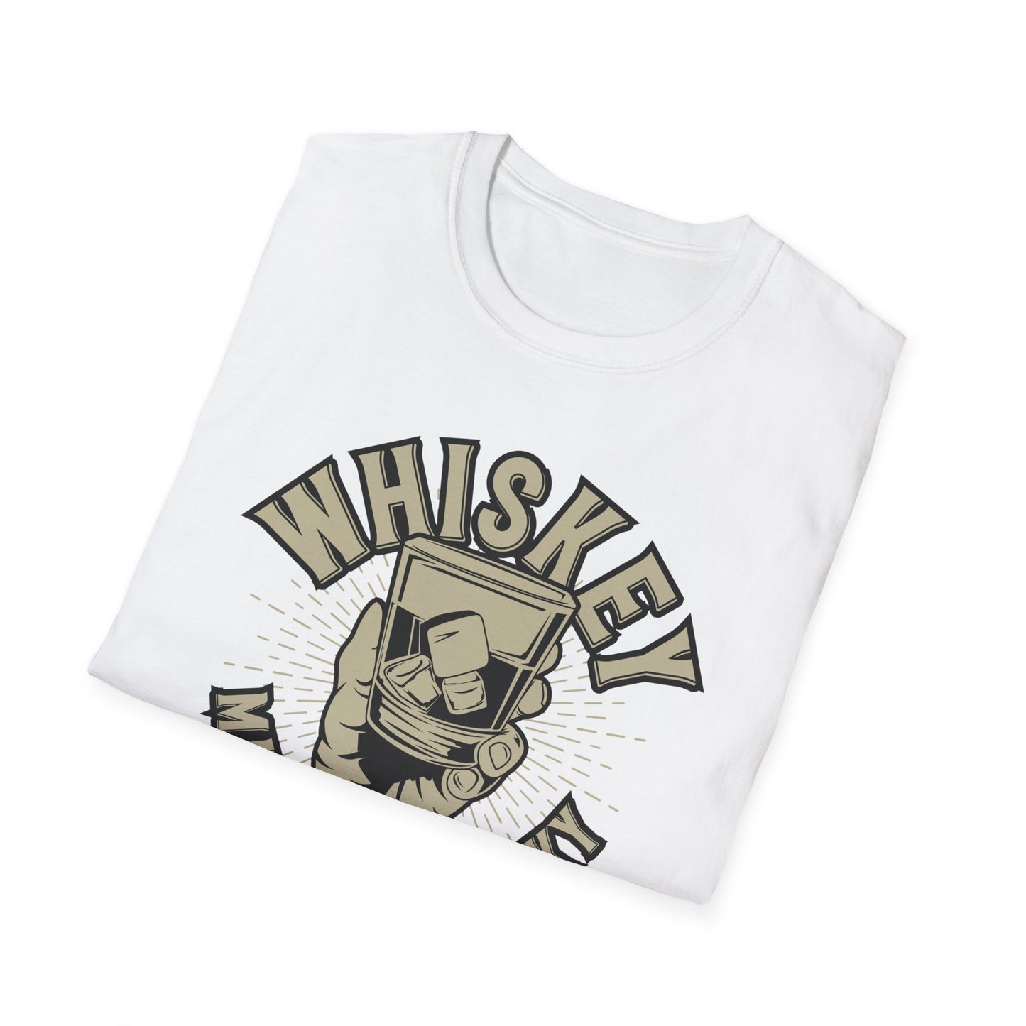 Bold 'Whiskey Makes Me Frisky' T-Shirt - Funny Drinking Tee for Whiskey Lovers | Perfect Bar & Party Humor Gift