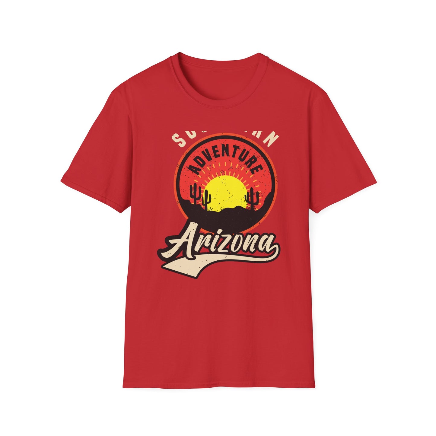 Southern Arizona Adventure T-Shirt: Vintage Desert Sunset & Cactus Tee - Explore the Southwest!