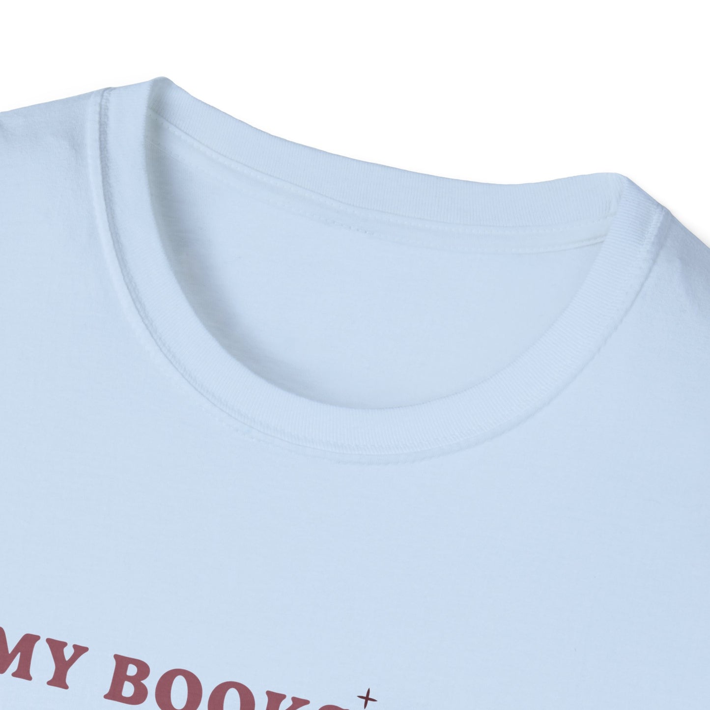 My Books Is My Valentine T-Shirt | Cozy Book Lover Gift | Unique Reader Tee | Charming Literary Valentine's Day Top