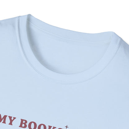 My Books Is My Valentine T-Shirt | Cozy Book Lover Gift | Unique Reader Tee | Charming Literary Valentine's Day Top