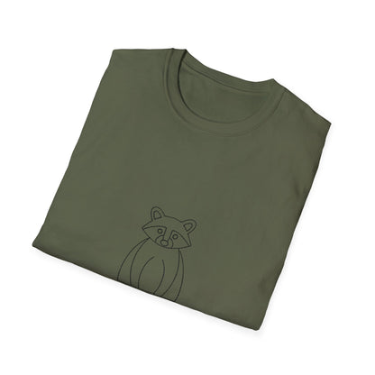 Hilarious Raccoon "Snacks are Mandatory" T-Shirt | Adorable Animal Lover & Foodie Tee | Must-Have Comfort Apparel