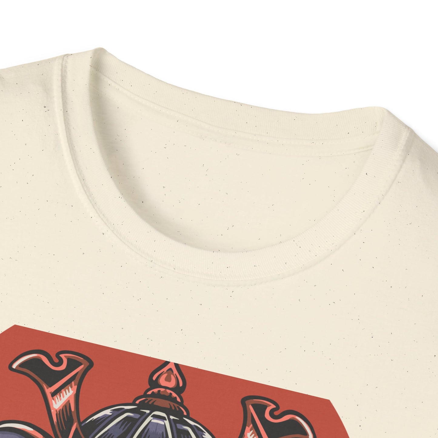 Dominant Samurai Wolf T-Shirt | Fierce Japanese Warrior Beast Kabuto Design | Men's Unique Graphic Tee
