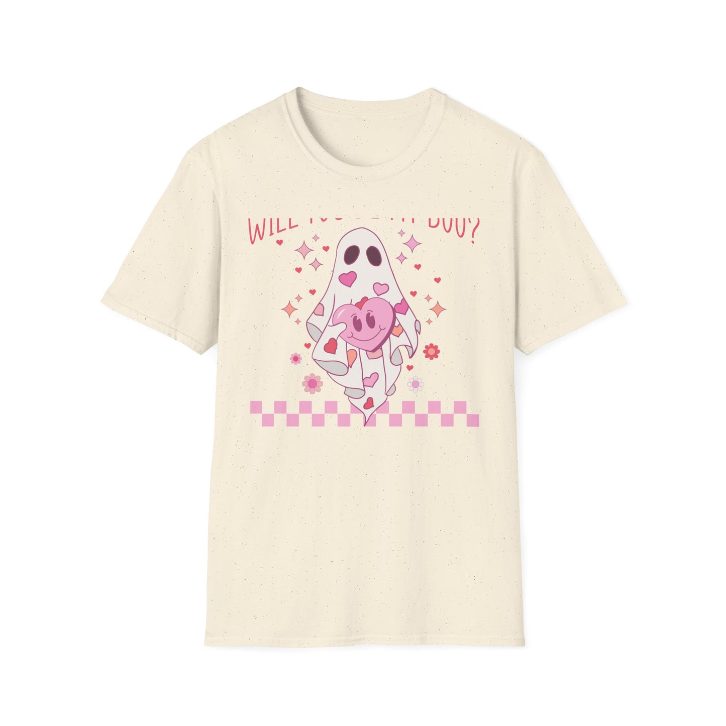 Spooky-Cute 'Will You Be My Boo?' Ghost T-Shirt | Adorable Valentine's Day & Romantic Partner Gift