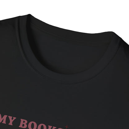 My Books Is My Valentine T-Shirt | Cozy Book Lover Gift | Unique Reader Tee | Charming Literary Valentine's Day Top