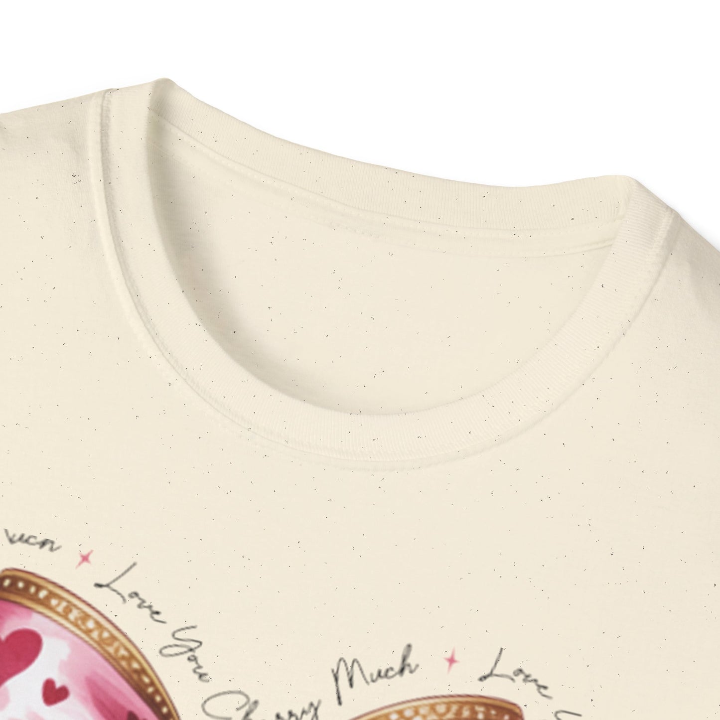 Chic Coquette Cherry Hearts Bow T-Shirt | Adorable Pink Romantic Aesthetic Tee | Sweet Valentine's Day Gift for Her