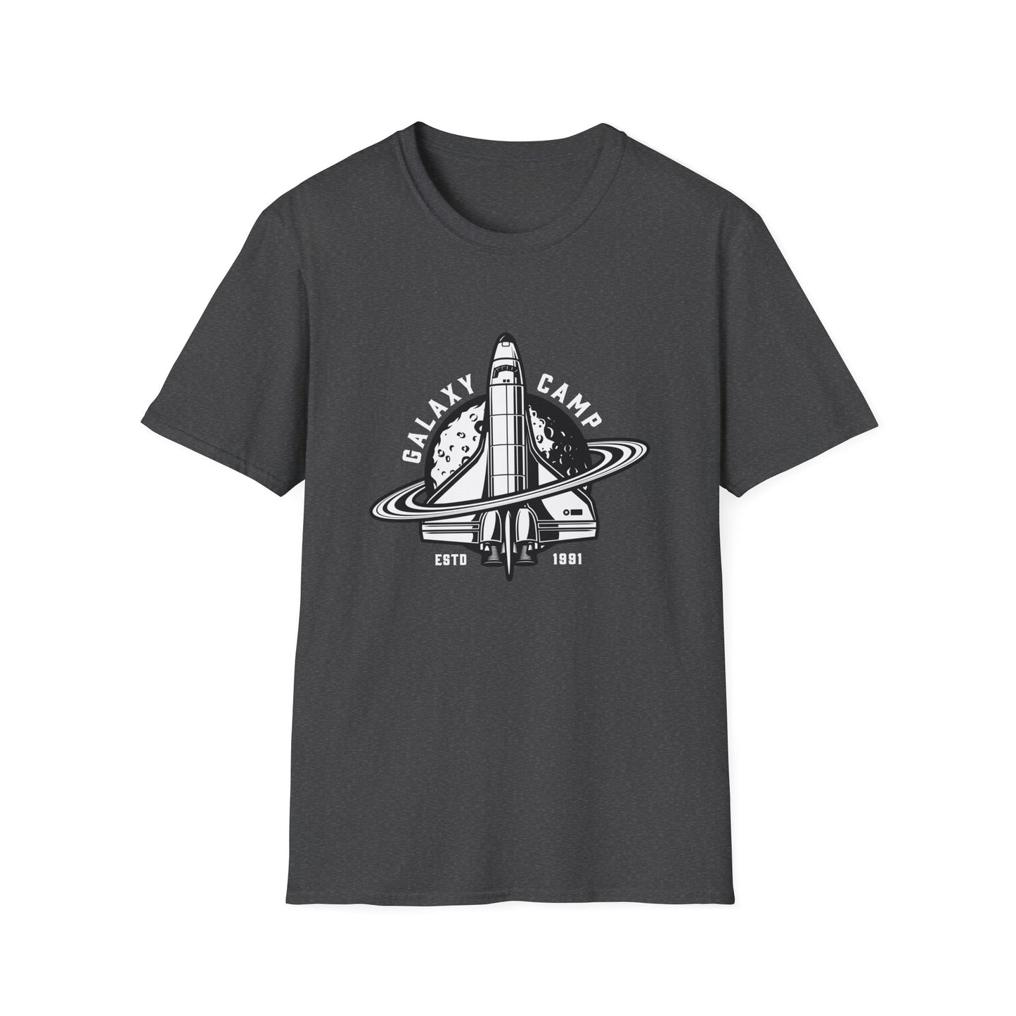 Epic Space Shuttle T-Shirt | Vintage Cosmic Saturn & Moon Tee | Stellar Astronomy & Science Fan Apparel | Explore the Galaxy!