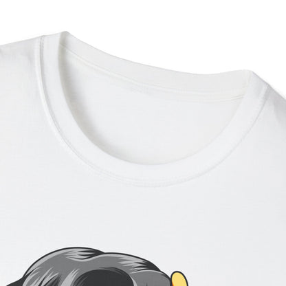 Vibrant Melting Skull Zombie Emoji T-Shirt | Edgy Streetwear Monster Tee | Unique Graphic Art Statement Apparel