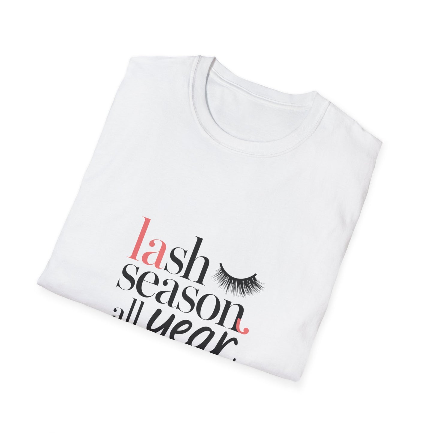 Chic 'La Lashes' Glam T-Shirt | Stunning Beauty & Makeup Artist Tee - Perfect for Lash Lovers!