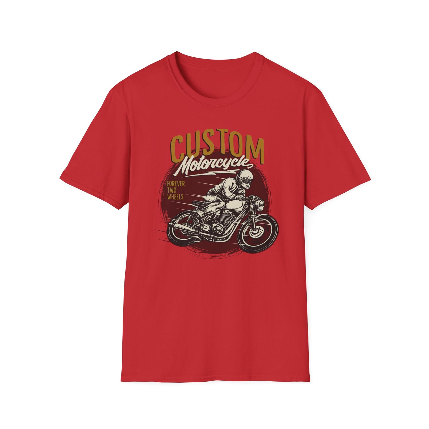 Epic Custom Motorcycle T-Shirt | Vintage Cafe Racer Biker Tee | Forever Two Wheels Rider Gift
