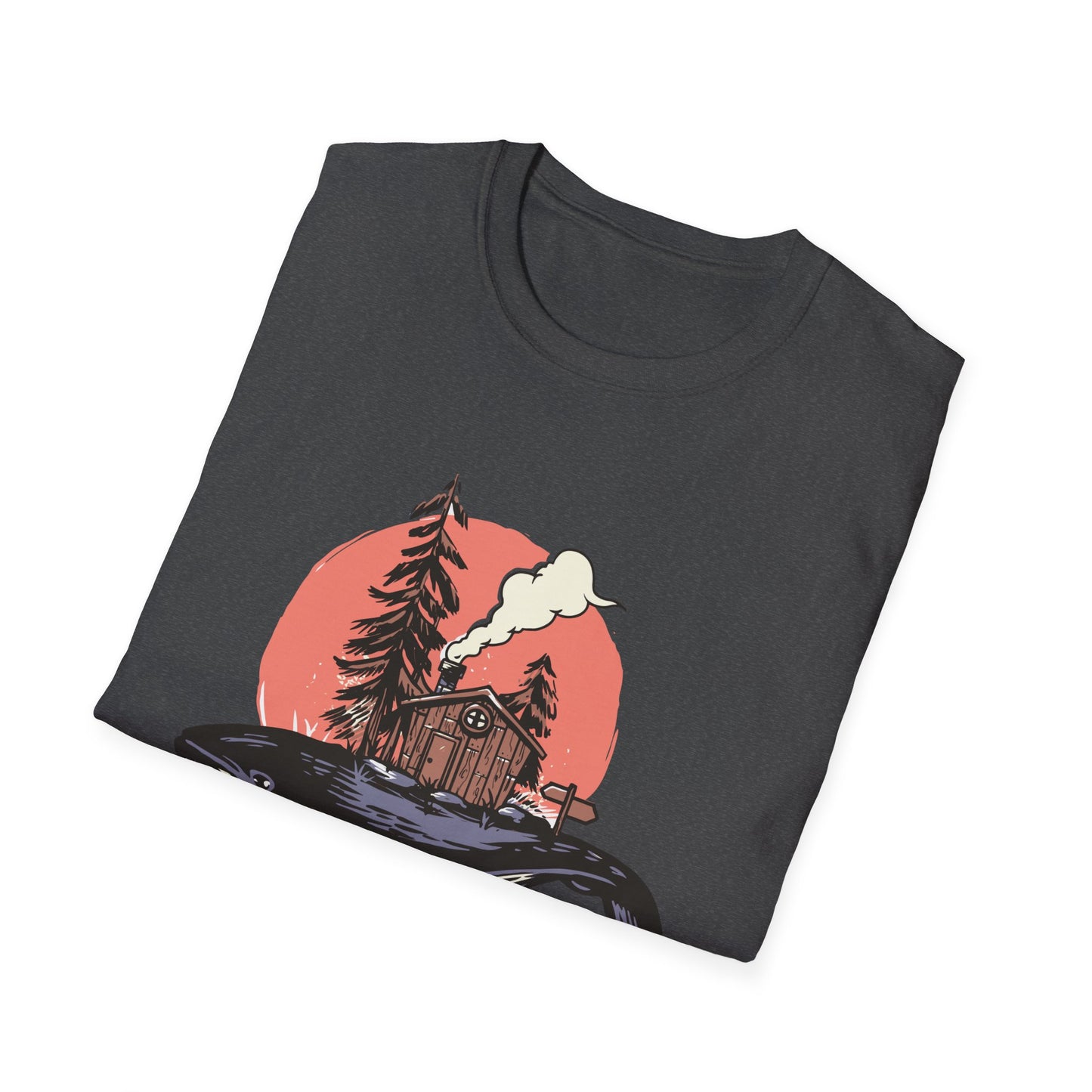 Breathtaking Whale Cabin T-Shirt | Enchanting Fantasy Art Tee for Nature Lovers & Dreamers