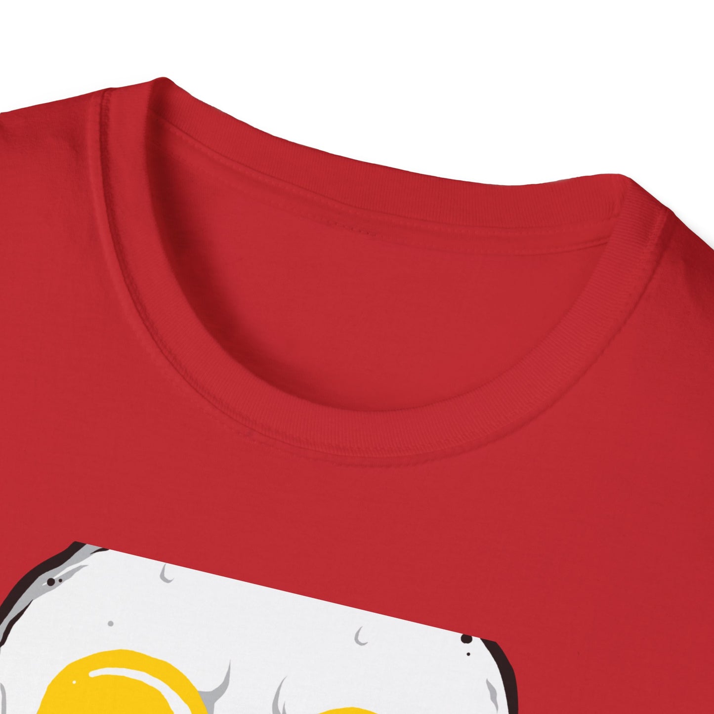 Epic Fried Egg Skull & Cross Utensils T-Shirt | Breakfast Lover & Chef Foodie Graphic Tee