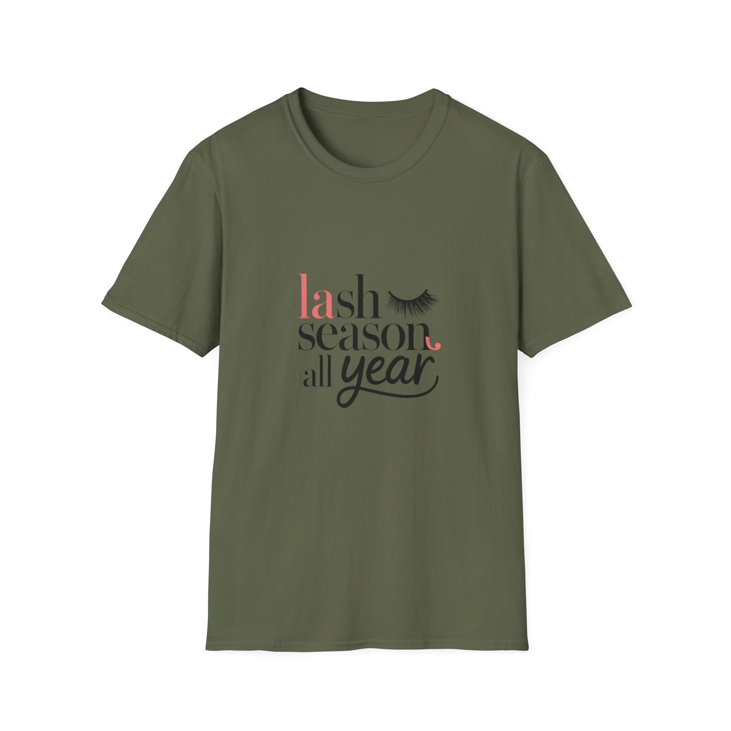 Chic 'La Lashes' Glam T-Shirt | Stunning Beauty & Makeup Artist Tee - Perfect for Lash Lovers!