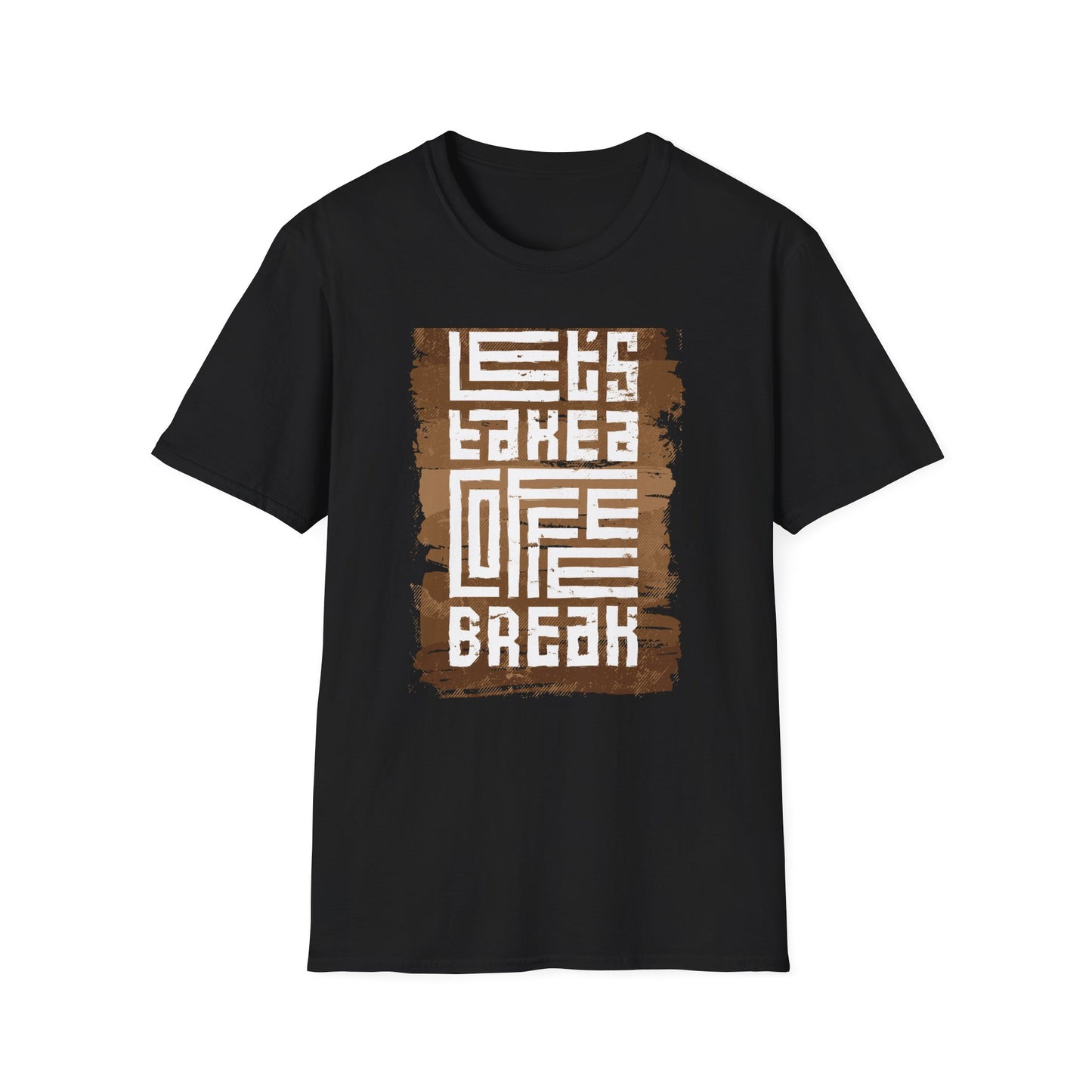 Unique Let's Take a Coffee Break T-Shirt | Stylish Distressed Coffee Lover Tee | Essential Daily Brew Relax Shirt