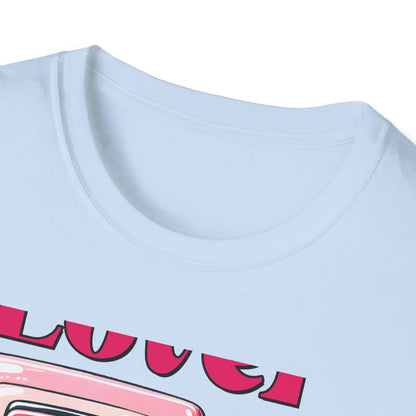 Unique Lover T-Shirt | Edgy Skeleton Hand & Love Switch Graphic Tee | Romantic Valentine's Day Statement Gift