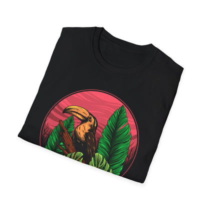 Vibrant Toucan Tropical T-Shirt: Exotic Jungle Bird Tee for Nature Lovers | Stunning Summer Vacation Apparel