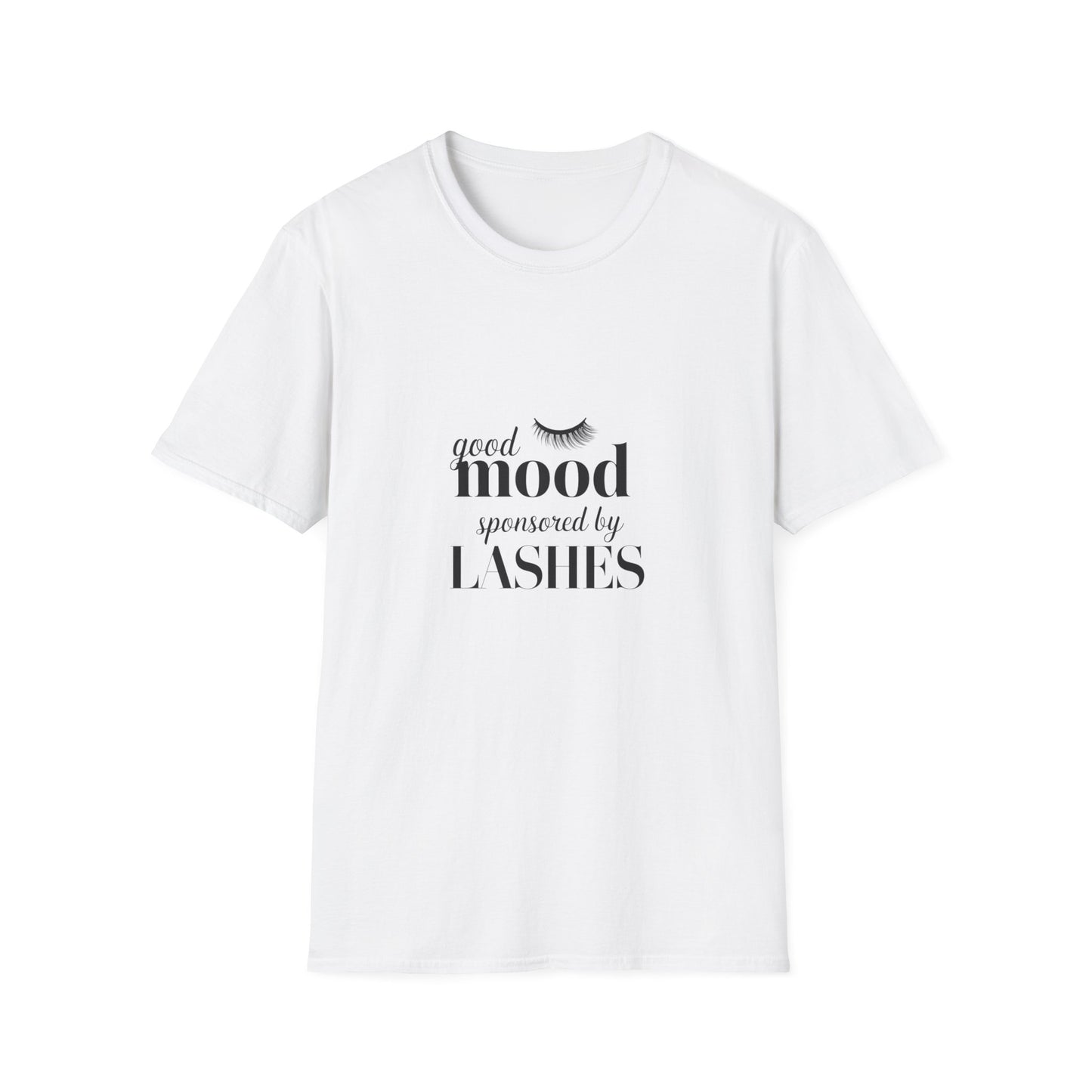 Good Vibes Sponsored By My Lash Tech T-Shirt - Chic Eyelash Design Tee | Trendy Beauty Lover Gift