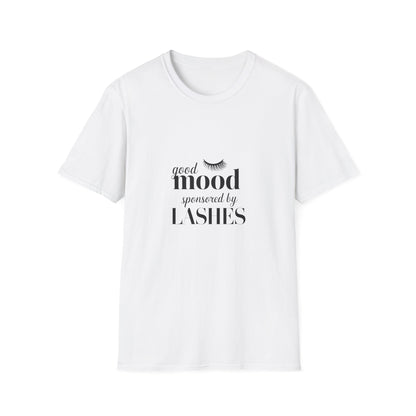 Good Vibes Sponsored By My Lash Tech T-Shirt - Chic Eyelash Design Tee | Trendy Beauty Lover Gift