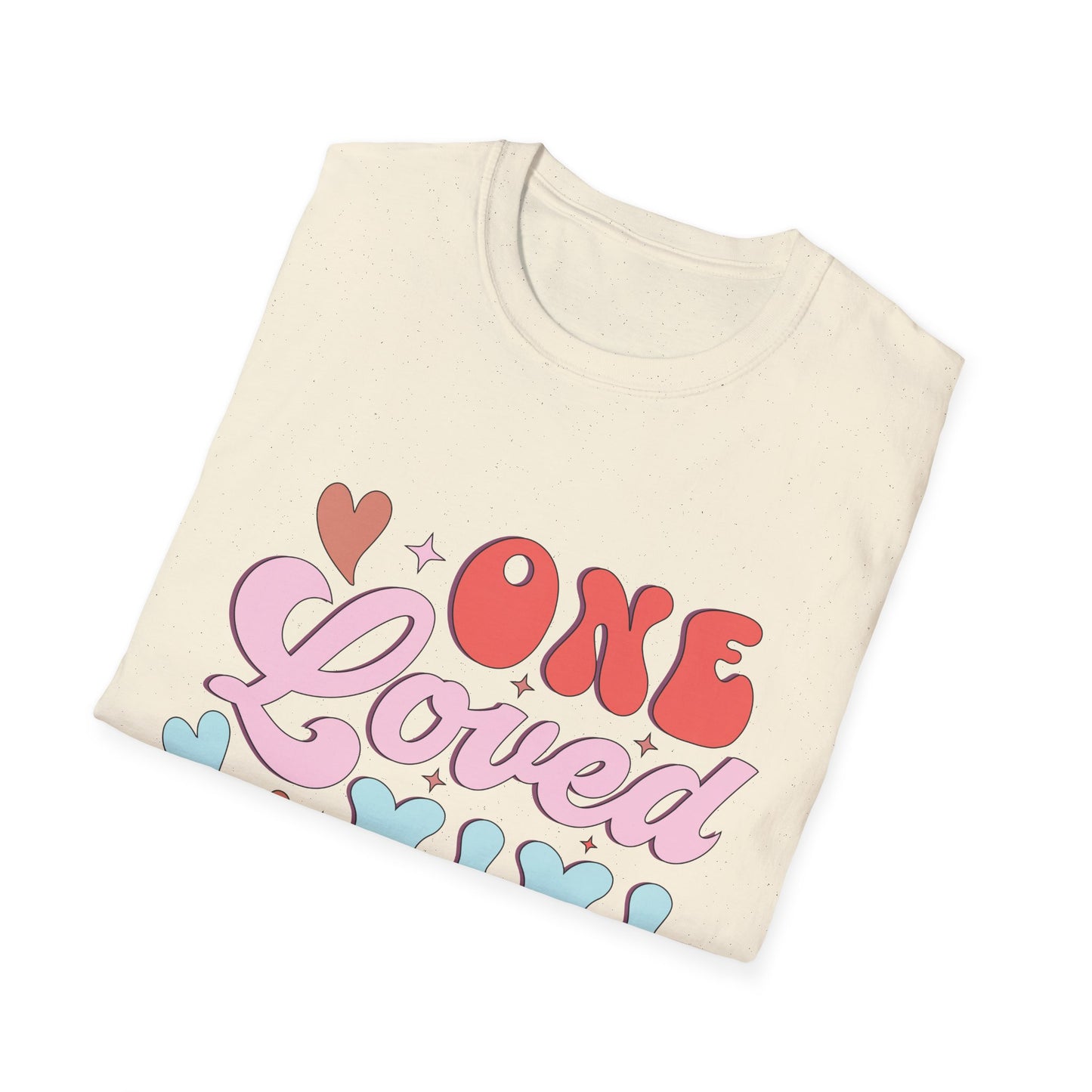 ONE Loved MIMI T-Shirt | Adorable Retro Groovy Grandma Gift | Sweet Mother's Day Grandparent Tee