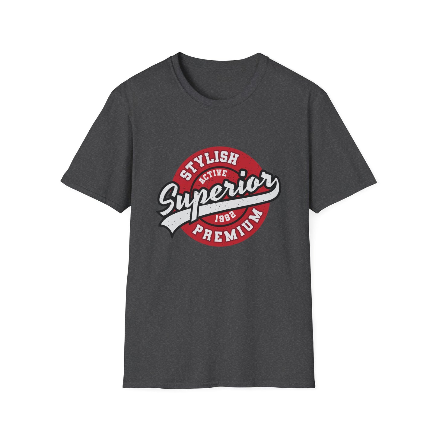 Superior 1982 Vintage T-Shirt | Classic Stylish Active Premium Tee for Men & Women | Iconic Distressed Graphic Top