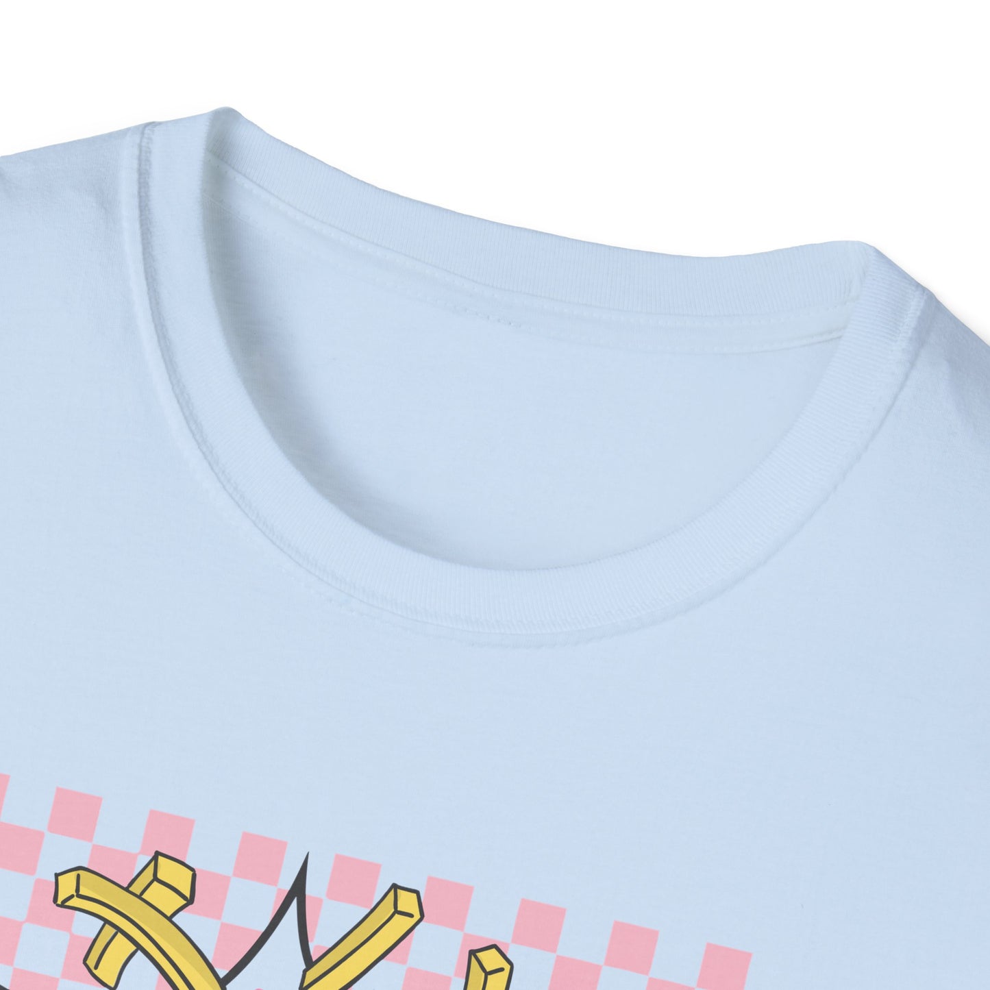 I Only Have Fries For You T-Shirt | Edgy Skeleton Hand & Broken Heart Fries Tee | Funny Foodie Alt Aesthetic Pink & Black Top
