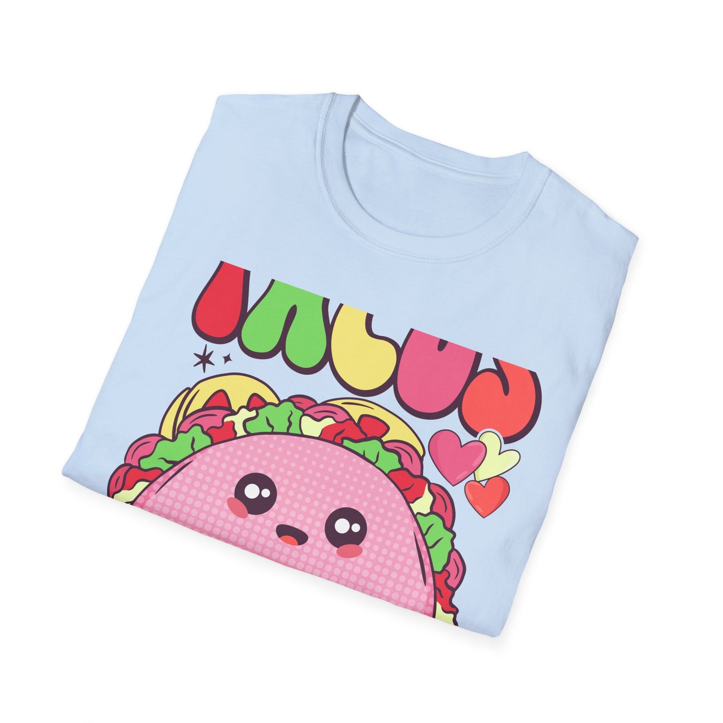 Adorable "Tacos Are My Valentine" T-Shirt | Cute Kawaii Taco Lover Tee | Funny Foodie Valentine's Day Gift for Her | Trendy & Unique