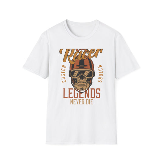 Epic Cafe Racer Skull T-Shirt | Vintage Motorcycle Biker Tee for Legends of the Road | Custom Motors Gear