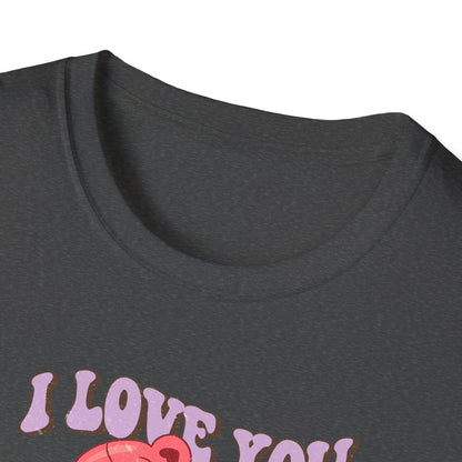 Expressive 'I Love You Beary Much' Teddy Bear T-Shirt - Adorable Love Heart Pun Tee - Sweet Valentine's Day & Anniversary Gift