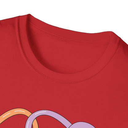 Inspiring 'Be You Not Them' T-Shirt | Retro Heart Self-Love Tee for Women & Teens | Empowering Groovy Style