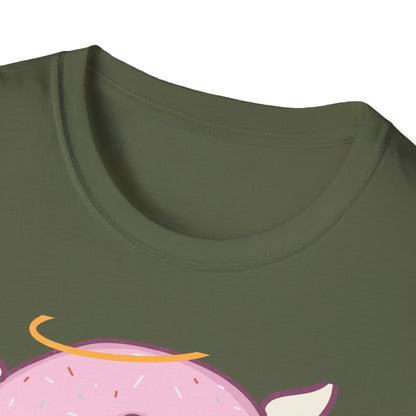 Sweet Angel Donut T-Shirt: 'Feed Me Donuts & Tell Me I'm Pretty' Funny Foodie Tee, Adorable Gift!