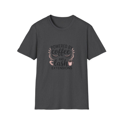 Coffee & Lash Extensions T-Shirt - Chic Beauty Lover Tee for Women | Cozy Lash Artist Gift | Trendy Eyelash Enthusiast Top
