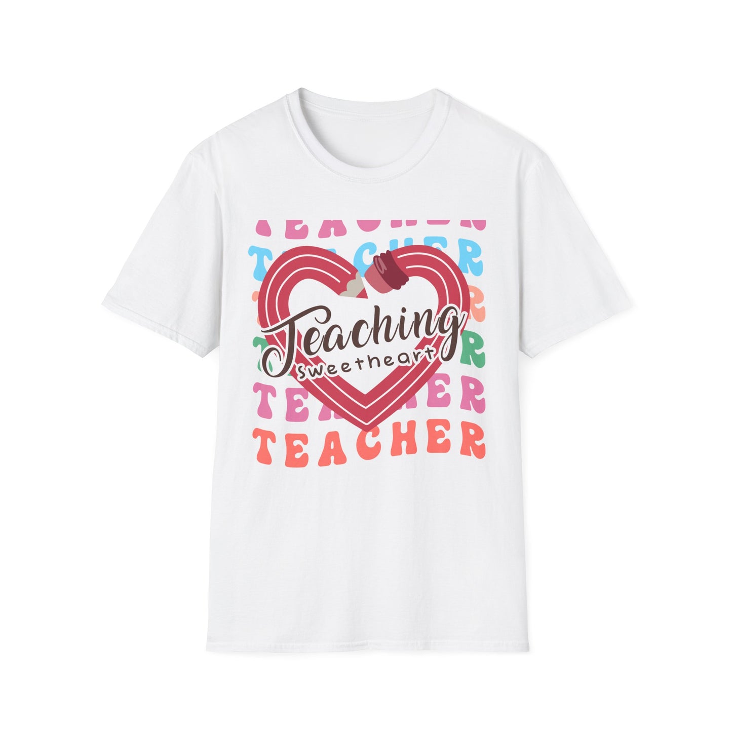 Groovy Teaching Sweetheart T-Shirt | Adorable Teacher Appreciation Tee | Perfect Gift for Educators & Mentors