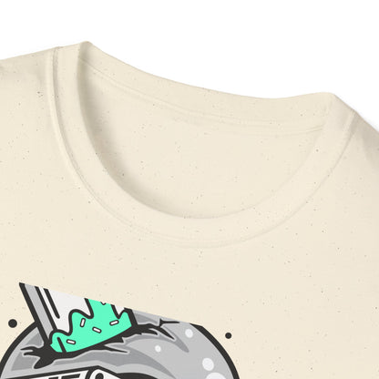 Awesome Melting Skull Popsicle T-Shirt - Cool Sunglasses & Minty Tongue Tee for Summer Vibes & Edgy Style