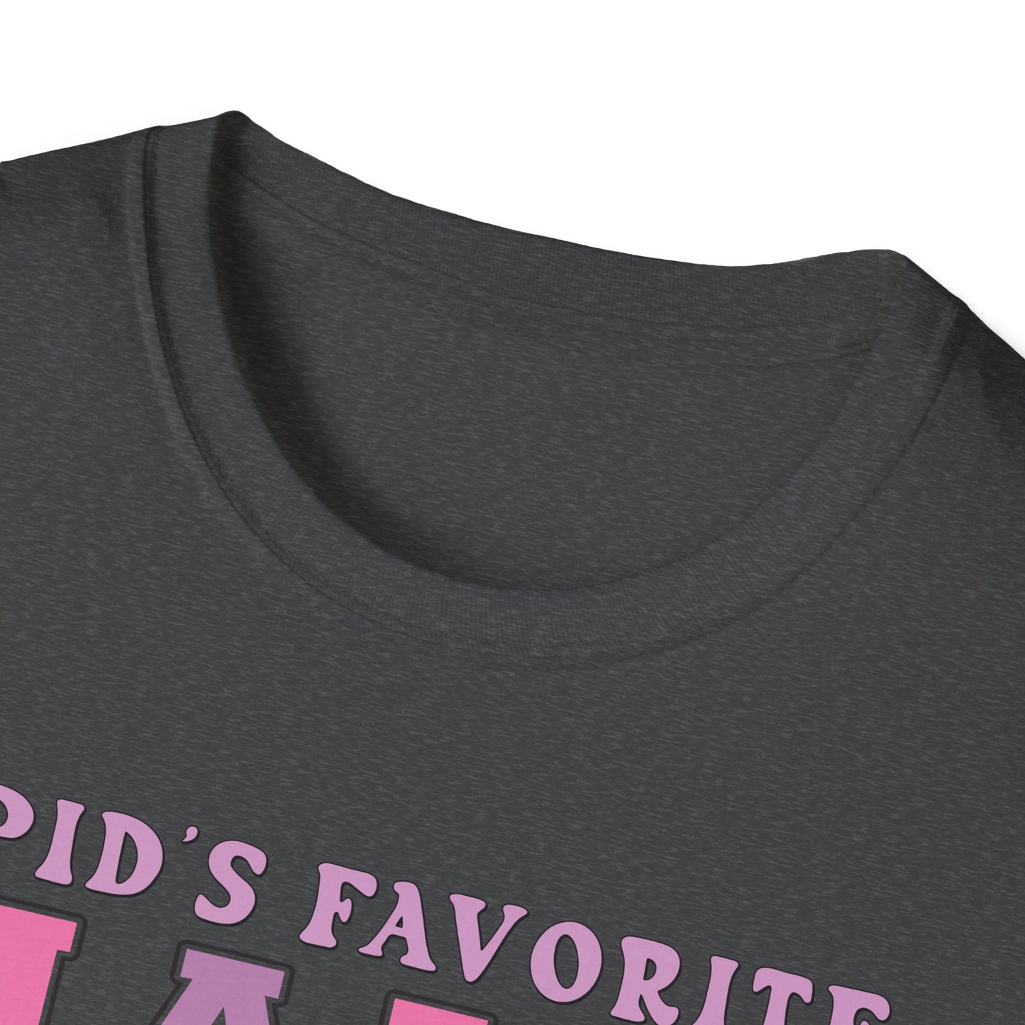 Cupid's Favorite Mama T-Shirt | Unique Valentine's & Mother's Day Gift for Her | Cute Pink Bow Graphic Tee