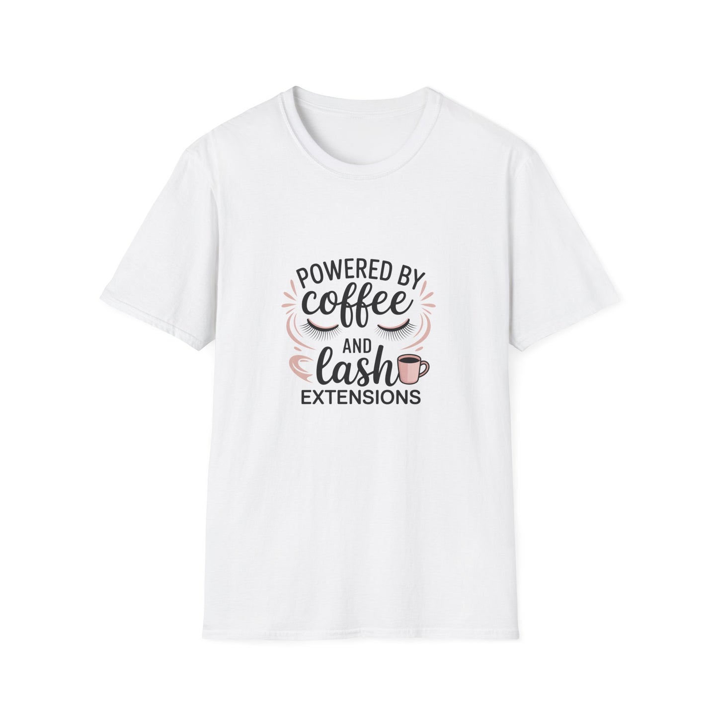 Coffee & Lash Extensions T-Shirt - Chic Beauty Lover Tee for Women | Cozy Lash Artist Gift | Trendy Eyelash Enthusiast Top