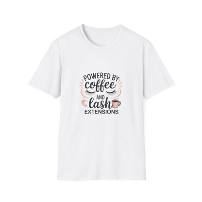 Coffee & Lash Extensions T-Shirt - Chic Beauty Lover Tee for Women | Cozy Lash Artist Gift | Trendy Eyelash Enthusiast Top
