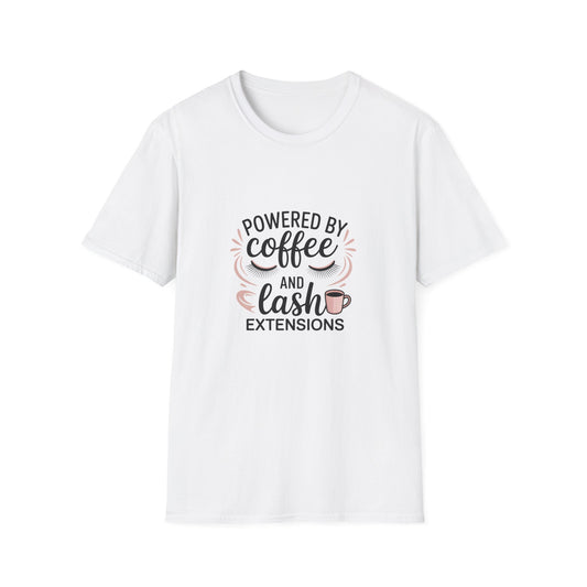 Coffee & Lash Extensions T-Shirt - Chic Beauty Lover Tee for Women | Cozy Lash Artist Gift | Trendy Eyelash Enthusiast Top