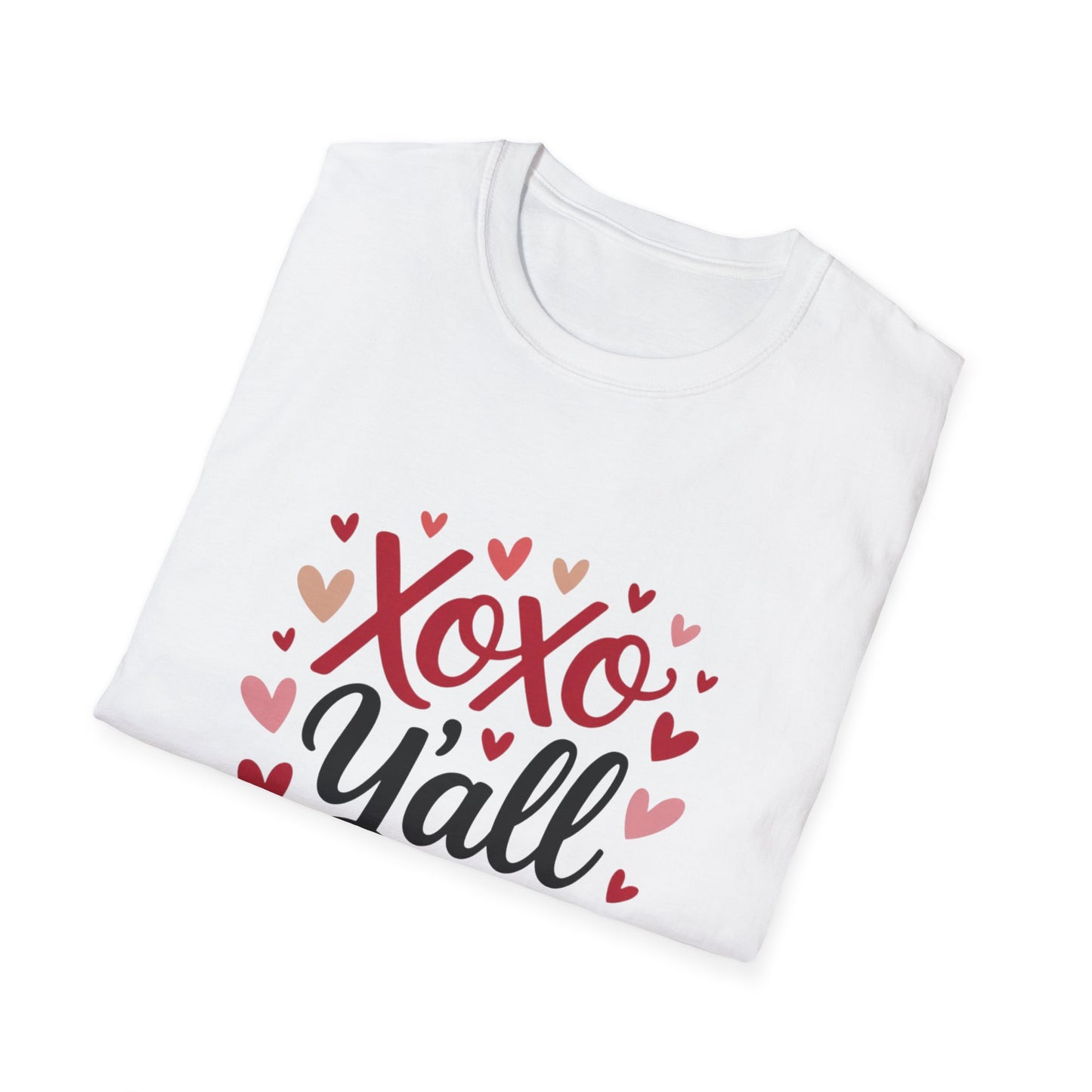 Sweet Xoxo Y'all T-Shirt | Charming Southern Hearts & Kisses Tee | Perfect for Valentine's Day & Everyday Love