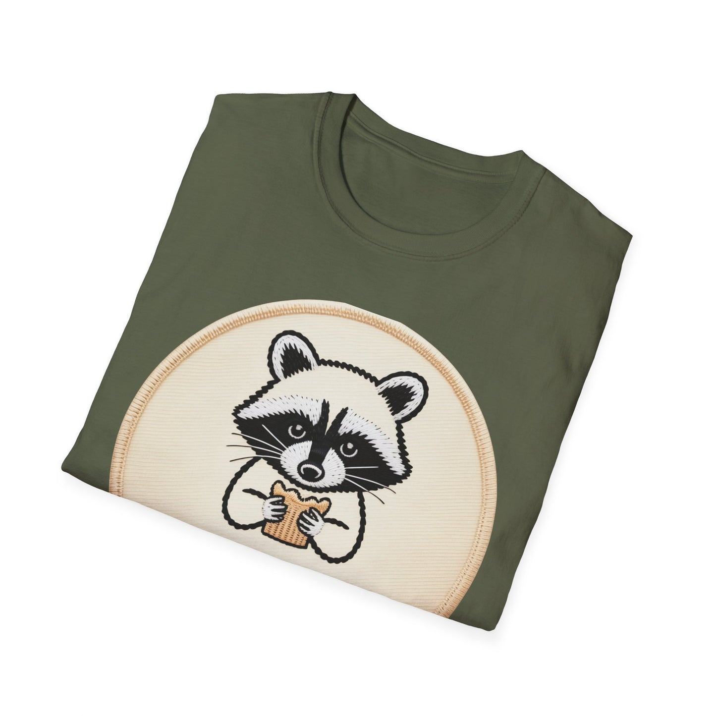 Hilarious Raccoon Snack Break Forever T-Shirt - Cute Foodie Animal Lover Tee | Trendy & Comfy Graphic Top