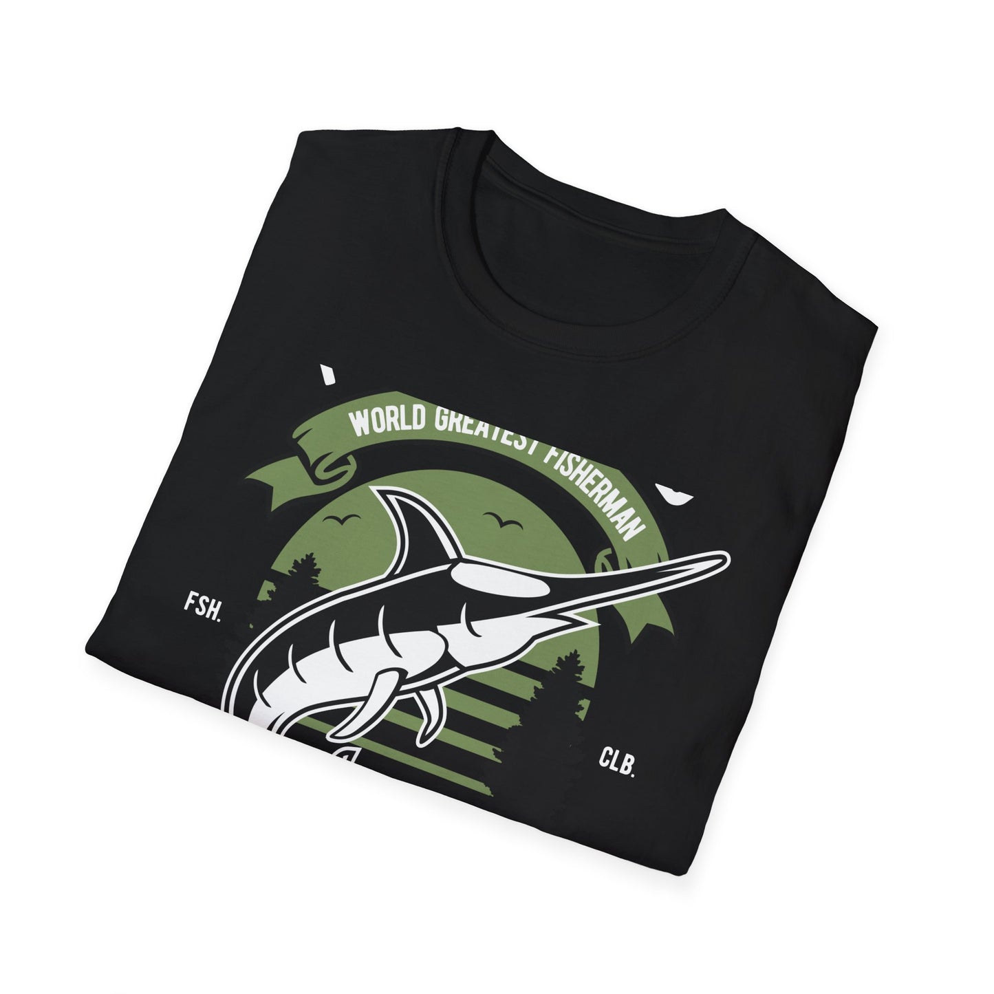 Epic World's Greatest Fisherman Marlin T-Shirt - 'Fishing Is My Cardio' Angler Tee Gift for Dad & Deep Sea Enthusiasts