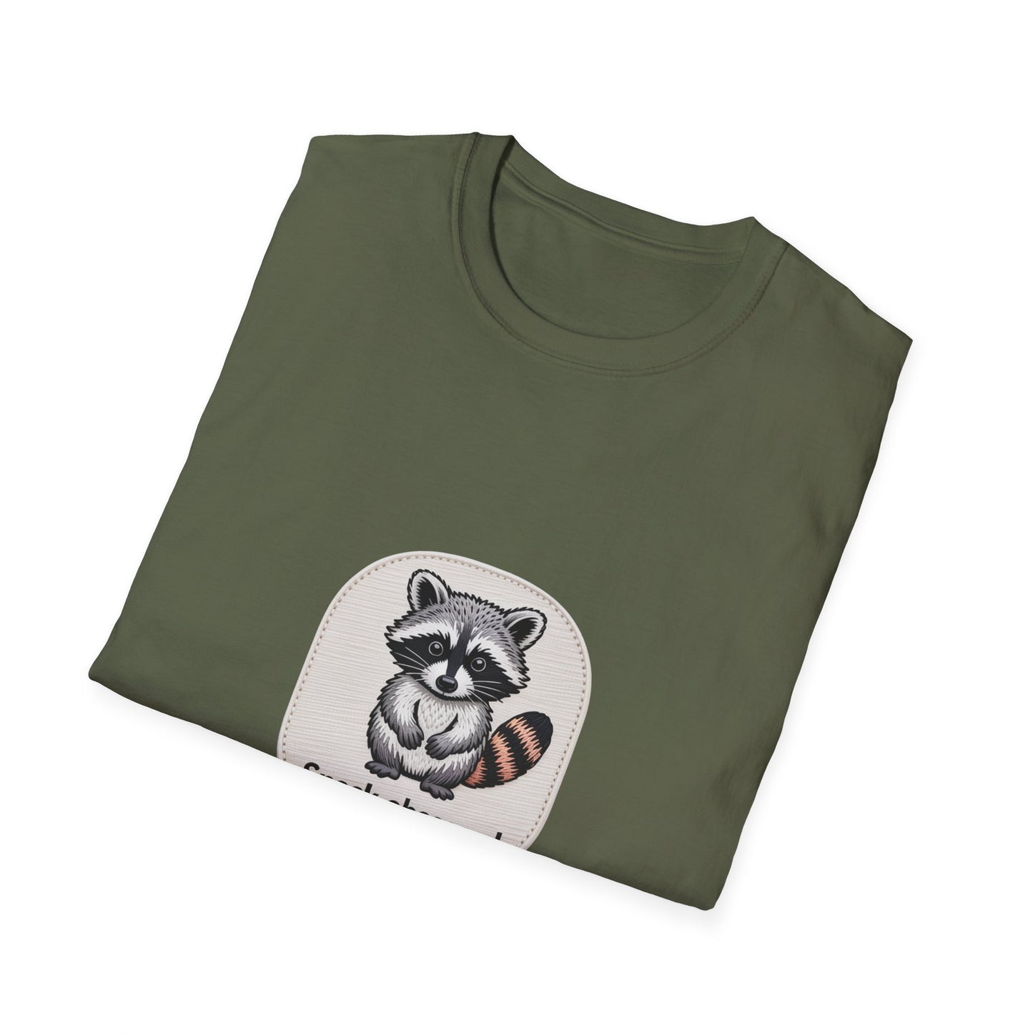 Cute Snack Obsessed Raccoon T-Shirt | Adorable Animal Lover Funny Tee | Must-Have Graphic Gift for Foodies
