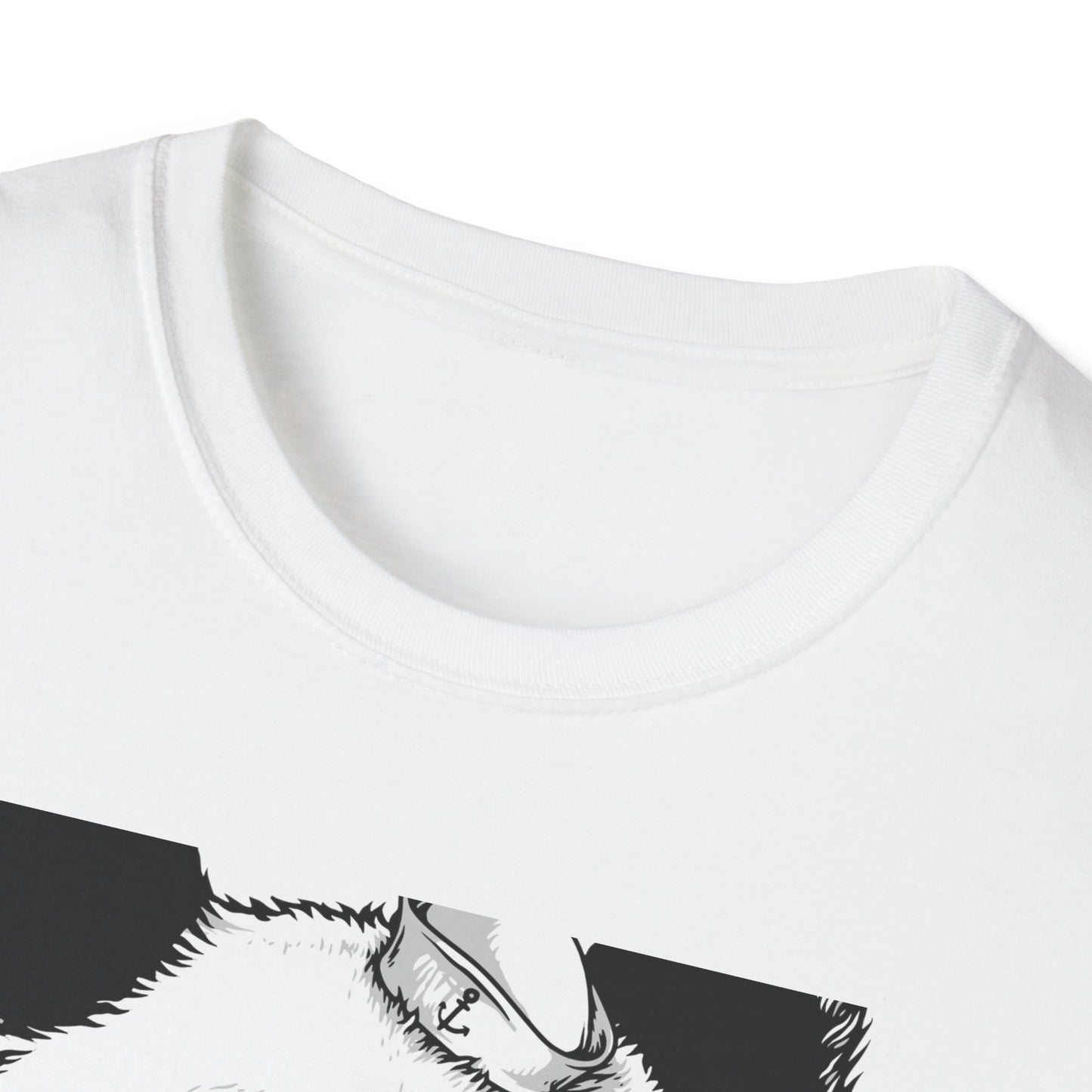 Fierce Sailor Panda T-Shirt | Unique Nautical Roaring Animal Graphic Tee for Bold Style