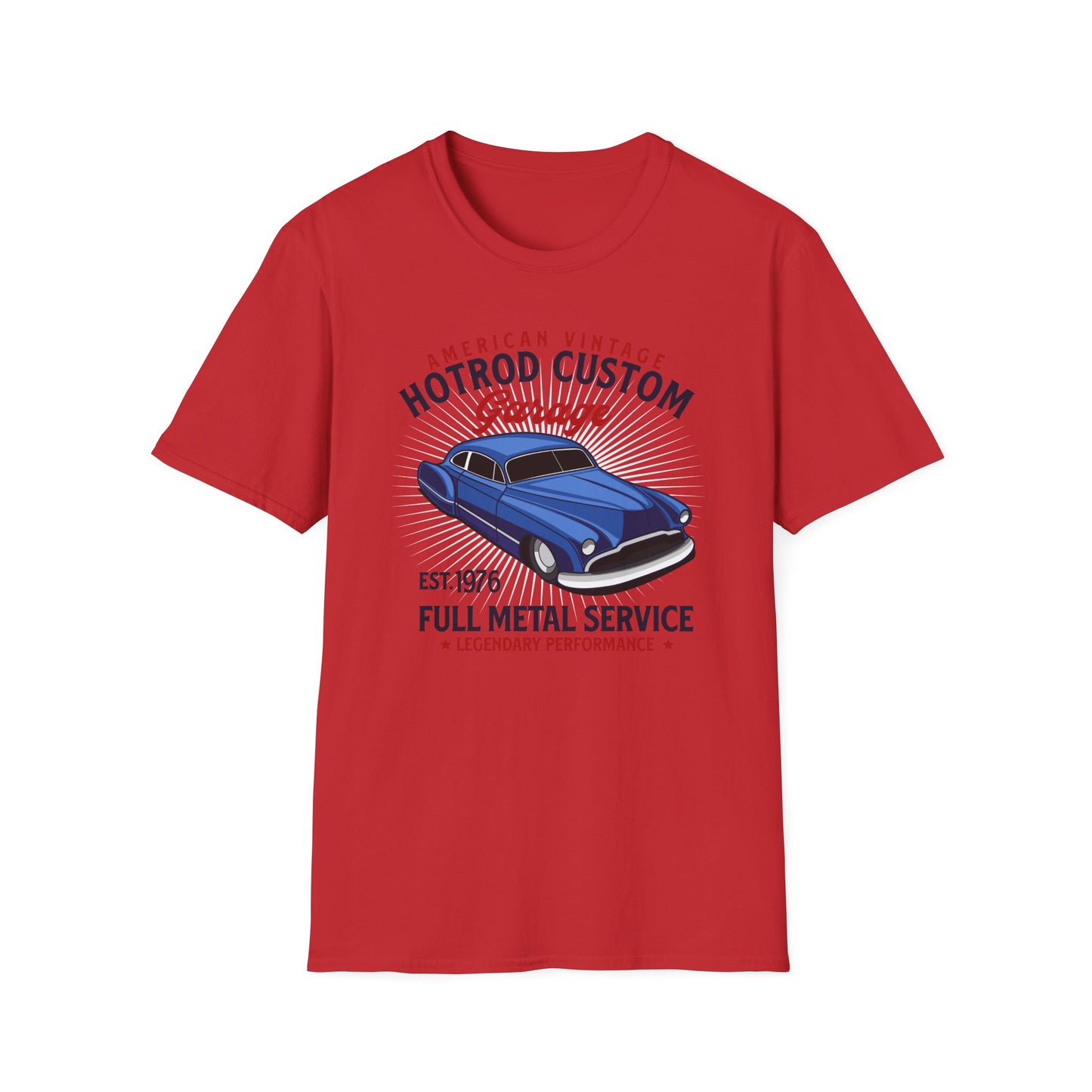 Legendary American Vintage Hotrod Custom Garage T-Shirt | Classic Car Enthusiast Apparel | Full Metal Service Tee Gift