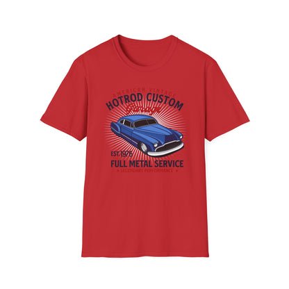 Legendary American Vintage Hotrod Custom Garage T-Shirt | Classic Car Enthusiast Apparel | Full Metal Service Tee Gift