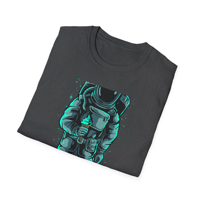 Epic Astronaut Ice Cream T-Shirt - Cool Galactic Space Explorer Tee for Sci-Fi Fans & Sweet Treat Lovers