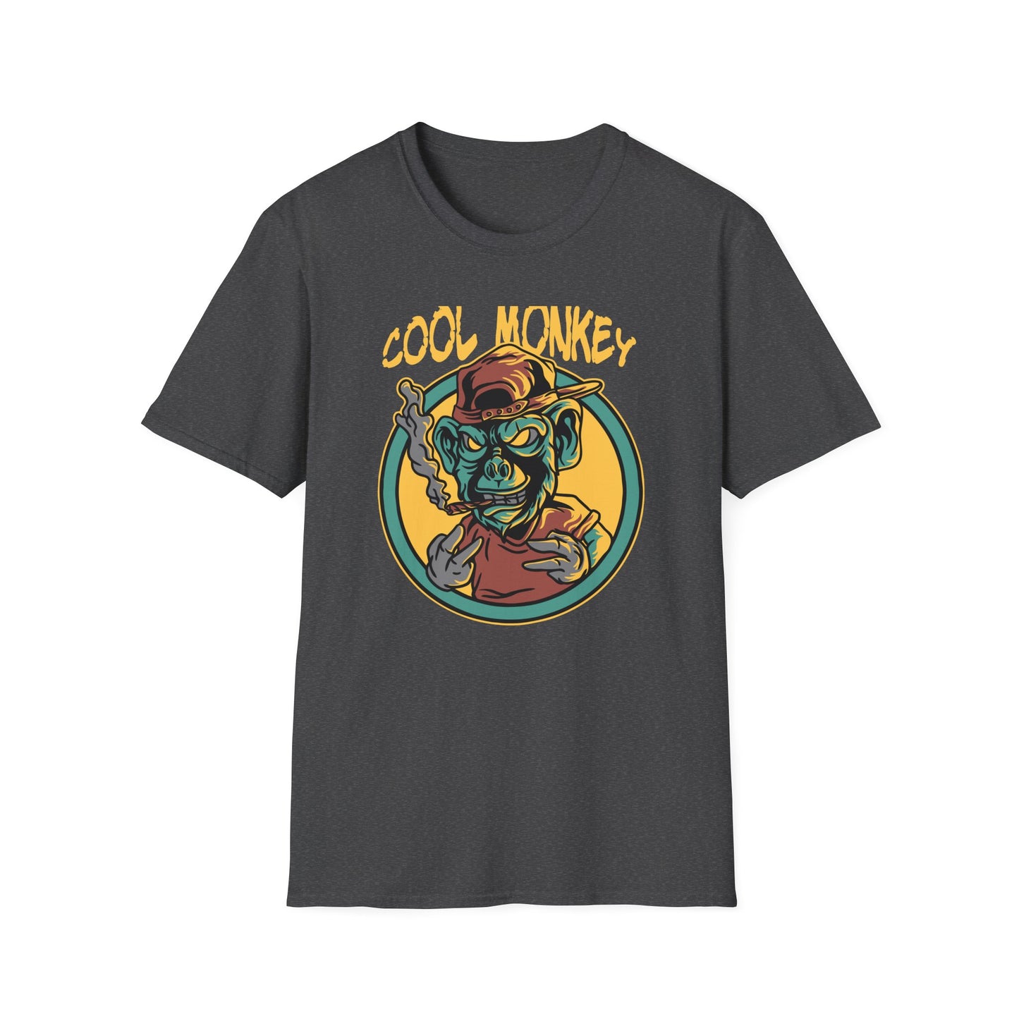 Awesome Cool Monkey T-Shirt | Edgy Streetwear Graphic Tee | Unique Urban Animal Print for Men & Women