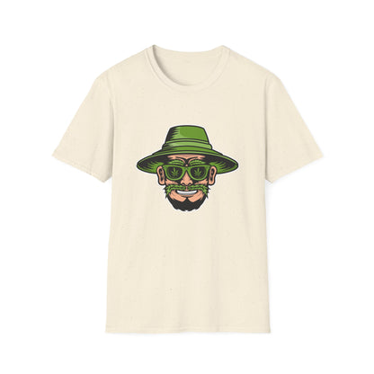 Groovy Cannabis Leaf Man T-Shirt | Ultimate Stoner Style 420 Tee | Unique Weed Enthusiast Gift, Must-Have!