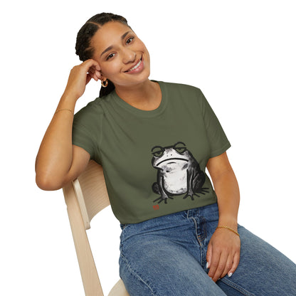 Existential Frog Stare Meme T-Shirt