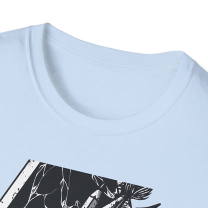Unleash Creative Hustle: "Work or Die" Artist T-Shirt - Bold Grunge Art & Design Statement Tee