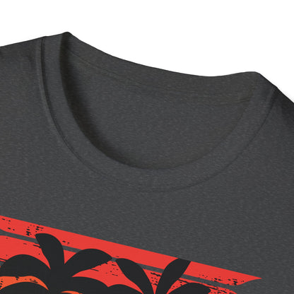 Awesome Vintage Hawaii Surf Session 1987 T-Shirt | Retro Palm Tree Beach Sunset Tee for 80s Style